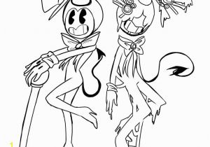 Bendy and the Ink Machine Coloring Pages Bendy and the Ink Machine Kleurplaat I Hate Bendy