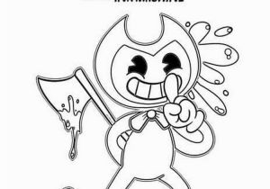 Bendy the Ink Machine Coloring Pages Free Printable Bendy and the Ink Machine Coloring Pages