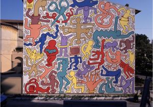 Berlin Wall Mural Keith Haring Tuttomundo at Pisa Keith Haring