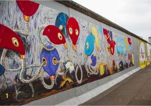 Berlin Wall Mural Kiss East Side Gallery In Berlin