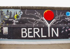 Berlin Wall Mural Kiss East Side Gallery In Berlin