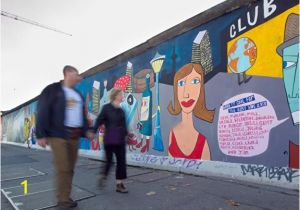 Berlin Wall Mural Kissing East Side Gallery – Berlin