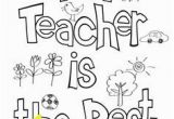Best Teacher Ever Coloring Pages Teacher Appreciation Coloring Page Thank You Gift Free Printable