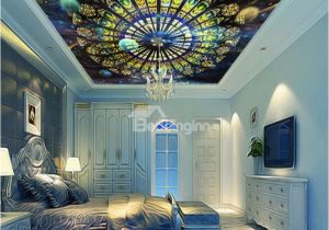 Best Type Of Paint for Wall Murals 3d Strasbourg Cathedral Ceiling Printed Waterproof Durable