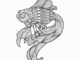 Betta Fish Coloring Pages 10 Zentangle Fish Printable Coloring Page