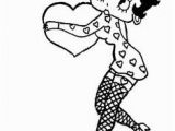 Betty Boop Valentine Coloring Pages Betty Boop Google Search Betty Boop Pinterest