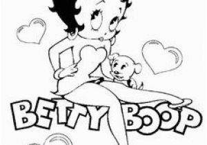 Betty Boop Valentine Coloring Pages Betty Boop Google Search Betty Boop Pinterest