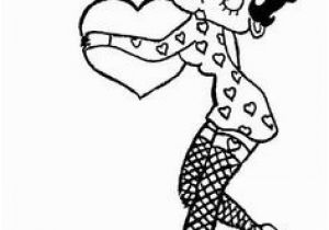 Betty Boop Valentine Coloring Pages Betty Boop Google Search Betty Boop Pinterest