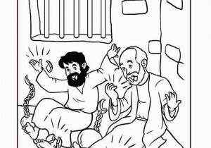 Bible Coloring Pages Paul and Silas Paul and Silas In Prison Google Search