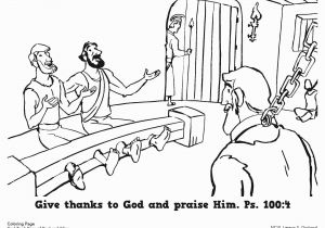 Bible Coloring Pages Paul and Silas Paul and Silas Were Rescued From Jail Coloring Page for Kids