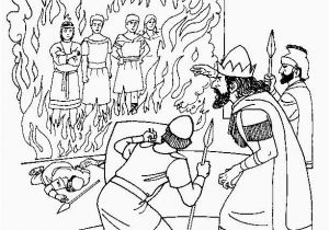 Bible Coloring Pages Shadrach Meshach Abednego 32 Shadrach Meshach and Abednego Coloring Page In 2020