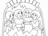 Bible Coloring Pages Shadrach Meshach Abednego Amazing Fiery Furnace Coloring Page Shadrach Meshach and