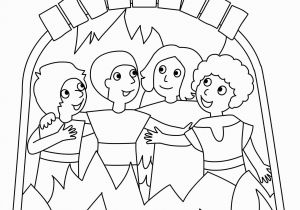Bible Coloring Pages Shadrach Meshach Abednego Amazing Fiery Furnace Coloring Page Shadrach Meshach and