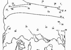 Bible Connect the Dots Coloring Pages Bible Dot to Dot