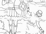 Bible Connect the Dots Coloring Pages Dot to Dot David Goliath