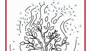 Bible Connect the Dots Coloring Pages God Spoke to Moses Connect the Dots