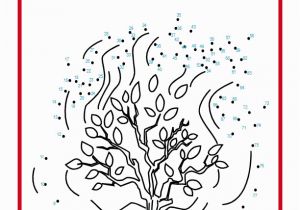 Bible Dot to Dot Coloring Pages God Spoke to Moses Connect the Dots