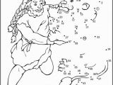 Bible Dot to Dot Coloring Pages Samson Bible Craft