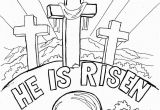 Bible Easter Coloring Pages Easter Coloring Page for Kids "he is Risen" the Blog Has