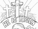 Bible Easter Coloring Pages Easter Coloring Page for Kids "he is Risen" the Blog Has