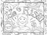 Bible Easter Coloring Pages Jesus is Risen Coloring Page Whats In the Bible Adorable He Ruva