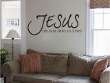 Bible Verse Murals Aliexpress Buy Jesus Name All Names Saying Wall Sticker
