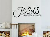 Bible Verse Murals Jesus Name All Names Quote Wall Decal Sticker Vinyl Bible