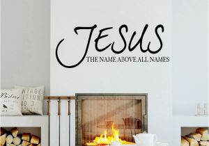 Bible Verse Murals Jesus Name All Names Quote Wall Decal Sticker Vinyl Bible