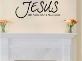 Bible Verse Murals Jesus Name All Names Quote Wall Decal Sticker Vinyl Bible