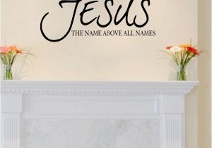 Bible Verse Murals Jesus Name All Names Quote Wall Decal Sticker Vinyl Bible