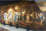 Biblical Murals the Resurrection Mural Shows Biblical Characters Celebrating