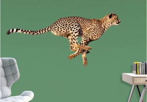 Big Cat Wall Murals Cheetah Life Size Animal Removable Wall Decal In 2019