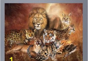 Big Cat Wall Murals Wallhogs Cavalaris Cat Power Poster Wall Mural Size 36 5" H