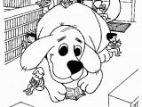 Big Red Barn Coloring Pages Clifford In Library Clifford the Big Red Dog Coloring Pages