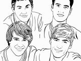 Big Time Rush Coloring Pages Printable Kolorowanki Big Time Rush