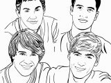 Big Time Rush Coloring Pages Printable Kolorowanki Big Time Rush