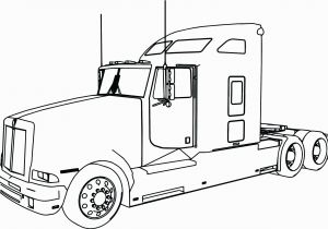 Big Truck Coloring Pages Best Coloring Truck Pages Free Long Trailer Page Perfect