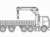 Big Truck Coloring Pages for Kids Learn Colors with Big Crane Truck Coloring Pages for Kids