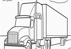 Big Truck Coloring Pages for Kids Semi Truck Coloring Page