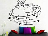 Big Wall Murals Cheap Amazon Na Giant Wall Decals Music I Love Art Design