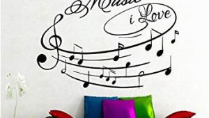 Big Wall Murals Cheap Amazon Na Giant Wall Decals Music I Love Art Design