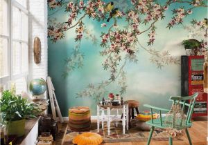 Big Wall Murals Cheap Bedroom Feature Floral Wallpaper Buy