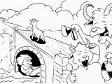 Billy Goats Gruff Coloring Page Three Billy Goats Gruff Coloring Pages