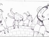 Billy Goats Gruff Coloring Page Three Billy Goats Gruff Coloring Pages