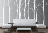 Birch forest Wall Mural Wall Birch Tree Nursery Decal forest Kids Vinyl