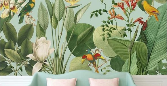 Birds Of Paradise Wall Mural Birds Of Paradise Tropical Wall Mural