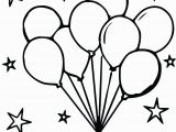 Birthday Balloons Coloring Pages Coloring Book Outstanding Balloon Coloring Pages Picture