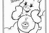 Birthday Care Bear Coloring Pages Bear Coloring Pages for Adults Printable