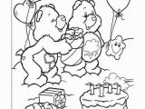 Birthday Care Bear Coloring Pages De Troetelbeertjes Kleurplaten Voor Kinderen Kleurplaat En