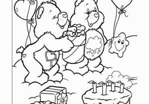 Birthday Care Bear Coloring Pages De Troetelbeertjes Kleurplaten Voor Kinderen Kleurplaat En